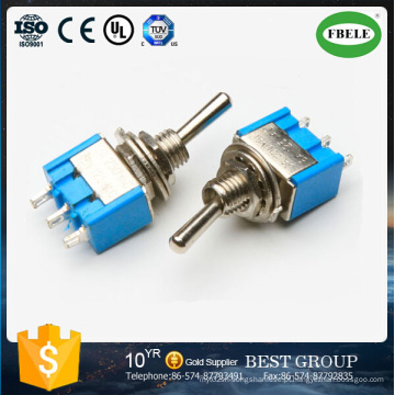 Interruptor Micro-on-on Interruptor Toggle Miniature Switch (FBELE)